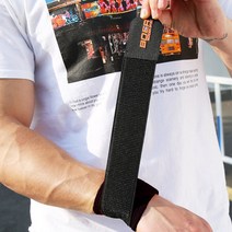 비바즈몰 BOER 손목보호대 스트랩 양손겸용 손목압박 LAP-PAD형, 블랙