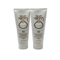 선크림 산화아연 방수 기능이 있는 2PK 선범 SPF 50 미네랄 선크림 로션 3oz