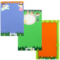쥬쥬 18000 펠트꾸미기 배경판 랜덤 / 환경구성 환경미화