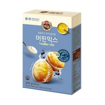 CJ더마켓 홈 베이킹 제과 제빵 빵 만들기 카페 디저트 아이 간식 백설머핀믹스 초코 핫 케익 와플 브라우니 쿠키 머핀 깨찰빵 식빵 500G, 2개