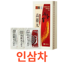 고려원인삼 인삼차(목함) 3g x 50포 농축액 고형분 열매 국내산 간편 섭취 파우치 타입 건강 관리 기능식품 온 가족 영양 보충 저당 카라멜당시럽 식품 60%이상, 50Tx12개