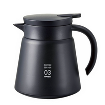 하리오 V60 보온 스테인레스 커피 서버 VHS-80B 800ml, 블랙, 2개