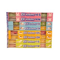 코도모칫솔 1EA (0~12세 소아 유아 어린이 초등학생 선택) 코모도 라이온(LION) Kodomo, 14S(마무리닦기용 0세~6세)