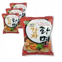 순 식물성으로 만든 비건 감자라면(얼큰) x 4봉, 4개