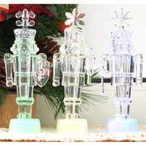 투명 병정모형 LED장식등 특이한무드등 건전지전구 카페조명 남자아이방꾸미기 개업선물, 트리