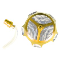 오토바이 휘발유 탱크 탱크 탱크 CRF50/70 먼지 자전거 유니버설 용 배기 호스, Gold, 1개