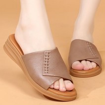 JAR 여름 슬리퍼 푹신한 발편한 미끄럼방지 샌들 캐주얼 엄마신발 슈즈 중년여성 40-60대