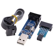 모듈avrisp 컴퓨터부품 LC-01 10 핀 6 어댑터 보드 + USBASP AVR 프로그래머 USB ATMEGA8 ATtiny/CAN/PWM 1