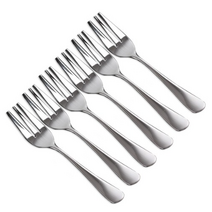 모던스페이스 커트러리 케이크포크, 실버, 42개