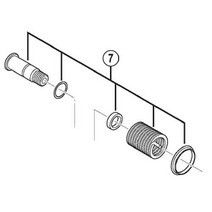 SHIMANO (SHIMANO) 플레이트 축 조립품 (SS 용) Y5YC98050