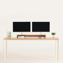 다가구 페르마타 1600 x 600 컴퓨터책상 스탠다드 타입, 비치(상판):아이보리(프레임)