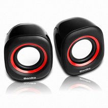 ABKO BONITA SP 10 블랙 레드 스피커 스피커 PC스피커 ABKO 2채널스피커 PCSPEAKER SPEAKER
