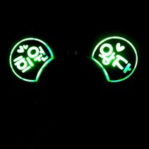 네임플러스 [귀요미 머리띠] LED머리띠 재롱잔치 콘서트 생일파티 LED응원봉 야광봉 응원피켓, 1개, 귀요미-그린
