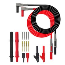 건전지 안전한 아날로그 접지 1Set Multimeter Test Probes 12-in-1 Tools High-preformance, 01 No 1