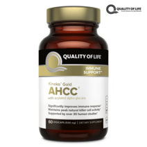 프리미엄 키노코 골드 AHCC 500mg 60 베지캡슐, 60 베지캡슐 1병