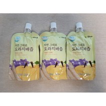자연그대로 도라지배즙 아이들도 먹기편한 배도라지즙 스파우트 60팩 선물용 가정용 어린이 수험생 영양간식