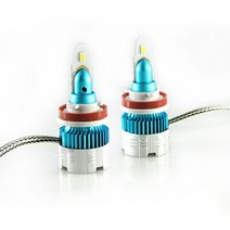 싼타페DM LED 자동차 안개등 전조등 28w 1200루멘 깨끗한 발열방지 방열 램프, H7