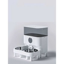 자동급식기 사료 고양이 강아이 펫 공급기 자율배식, 5L스마트버전에는높이조절용발패드함께제공