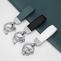 유투카 르노삼성 QM6 SM6 XM3 자동차 스마트 키케이스 TPU 키홀더 차 키버 키링 스트랩, TR-01, 실버블랙
