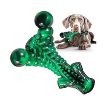공격적인 척을 위한 개 장난감 장난감 츄 대형 중형 헤비 듀티 도그 나일론 리얼 베이컨 맛 대화형 내구성 강한 터프 도그, GREEN