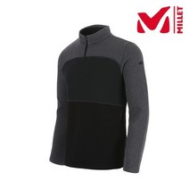 밀레 MILLET 신상할인 남성 겨울 기모 투안S 집업 티셔츠_MVQWT432D