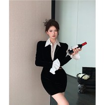 문가영 강민경 유럽풍 안소희 시밀러룩 제니 백예린 옷 투피스 레이어드 원피스 블라우스 졸업사진 가을