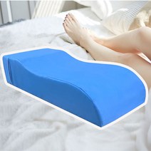 다리베개 삼각쿠션 숙면 부끼싹 다리쿠션 허리디스크 환자용 침대용 발베개 무릎베개 발밭침대, 웰빙 다리쿠션