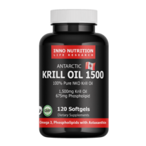 남극 크릴 오일 1500mg 아스타잔틴 오메가3 캐나다 이노뉴트리션 120정 4개월분, 1개, 기본