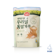 해표 우리밀 통밀가루 1.5kg, 단품