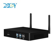 미니피씨 mini PC 소형 본체 미니 팬리스 pc 인텔 코어 i7 4500u i5 5200u i3 7100u 300m wifi 기가비트 이더넷 vga hdmi 디스플레이 10, 인텔 코어 i3-4010y, 8g 램 128g ssd 와이파이