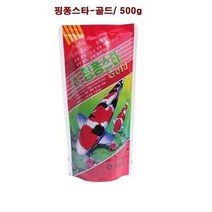 핑퐁스타-골드500g 비단잉어금붕어사료큰입자, 500g, 4개