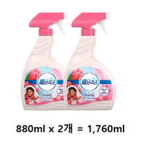 페브리즈 섬유탈취제 다우니 에이프릴향 본품, 1760ml, 2개