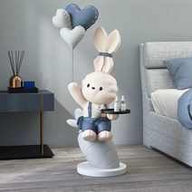 쇼파 테이블 받고싶은 선물 실용적인 집들이 원룸, 귀 얽힌 토끼 트레이  레드 (높이 96CM)