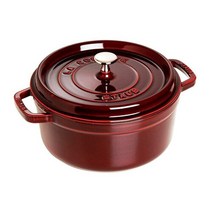 Staub 스타우브 무쇠 라운드 꼬꼬떼 냄비 그레나딘 8.5L Round Cocotte
