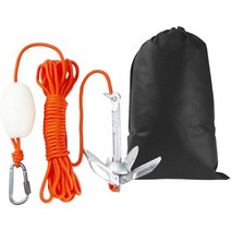 앵커 닻 선박용 접이식 SUP 카누그용 젯트스키 보트 안카 셋트, One Color, One Size