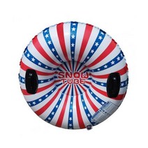 눈썰매 튜브썰매 스노우씽 공기 주입식 스노우 편안한 PVC 크리스마스 눈사람 55%, [02] Red White Blue