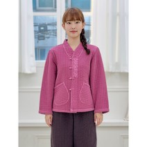 여성용 자수문양 누비 상의 단품 여자 생활한복 계량 한복 여성 개량