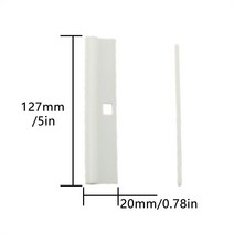 버티칼블라인드 버티컬 블라인드 12pcs 세로 커튼 헝겊 클립 127mm 블라인드 교수형 조각 처리 음영 대 한