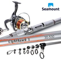 스포츠_ 시마운트 라이트호크2 서프 원투 낚시대 530+ 릴세트/바다낚시대, 라이트호크2 서프 원투대 530세트