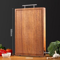 박달나무도마 박달나무도마 더블건 블랙골드 박달나무 도마 가정용 실목 직사각형 항균 중국스타일 두꺼운 잘게다짐, 기본