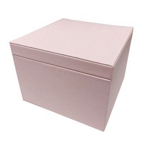 귀걸이 반지 보석함 악세사리 보관함 목걸이 핑크 가죽 상자 쥬얼리 디스플레이 참 링 팔찌 선물 벨벳 유럽 주얼리와 호환 포장, 1