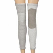 디작소 겨울 방한 롱 무릎보온보호대 2p S 그레이다리슬리브