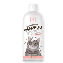 브리더 NEW 고양이샴푸 300ml 부드러운 플로랄향, 단품, 상세 설명 참조