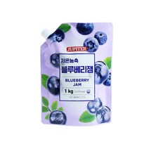 저온농축 과일잼 사과 딸기 망고 블루베리 잼 시럽 콩포트 와플잼 1kg, 저온농축 블루베리잼 1kg