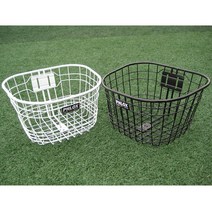 PHLOX 샤틴 고정식 바구니 중형/자전거바구니 부착식 다용도, 블랙