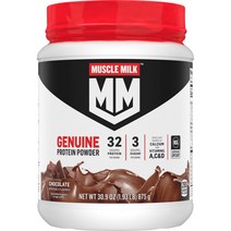 Muscle Milk 머슬밀크 100% 유청 단백질 파우더 바닐라 5파운드, Vanilla, 1.85 Pound (Pack of 1)