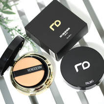 레노덤 데이롱 비비크림 15g+퍼프+샘플 실버화이트/골드 쿠션파운데이션 모공붉은기커버, 골드(21-25호)