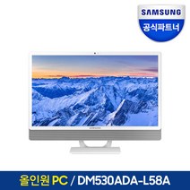 삼성전자 일체형PC DM530ADA-L58A 데스크탑 올인원PC WIN11 포함, RAM 16GB+SSD 256GB