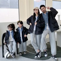 엄마와딸 패밀리룩 아빠와아들 후드 점퍼 트레친 자켓
