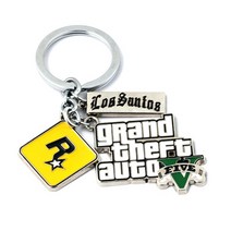 자동차키링 뜨거운 게임 ps4 gta 5 그랜드 도난 자동 체인 팬용 체인 xbox pc rockstar 홀더 4.5cm jewelry llaveros jewellry
